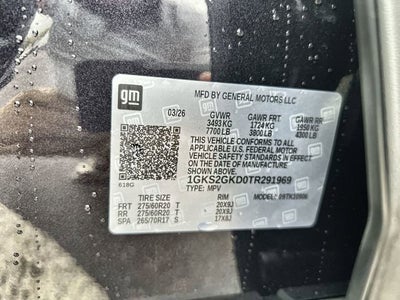 2026 GMC Yukon XL Elevation