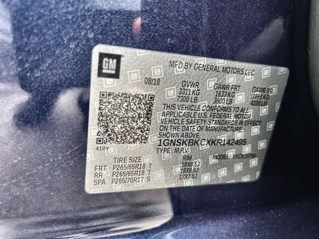 2019 Chevrolet Tahoe LT