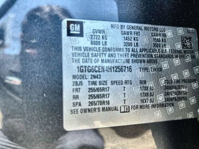 2017 GMC Canyon 4WD SLE