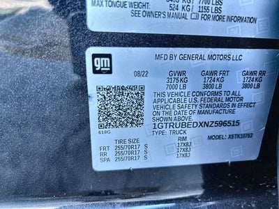 2022 GMC Sierra 1500 SLE