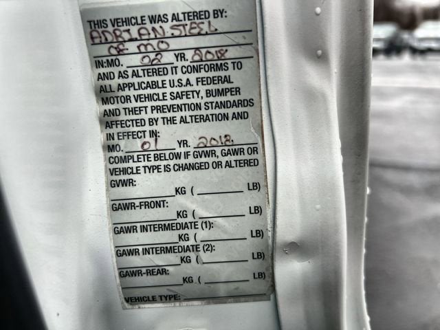 2018 GMC Savana Cargo 2500 Base