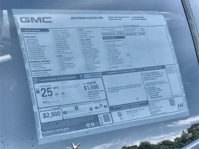 2026 GMC Terrain Elevation