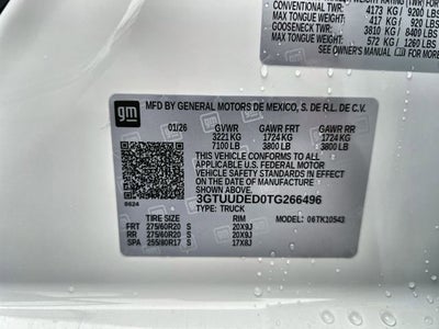 2026 GMC Sierra 1500 SLT