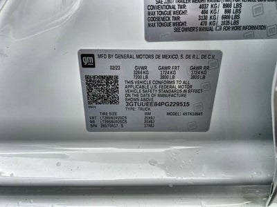 2023 GMC Sierra 1500 AT4