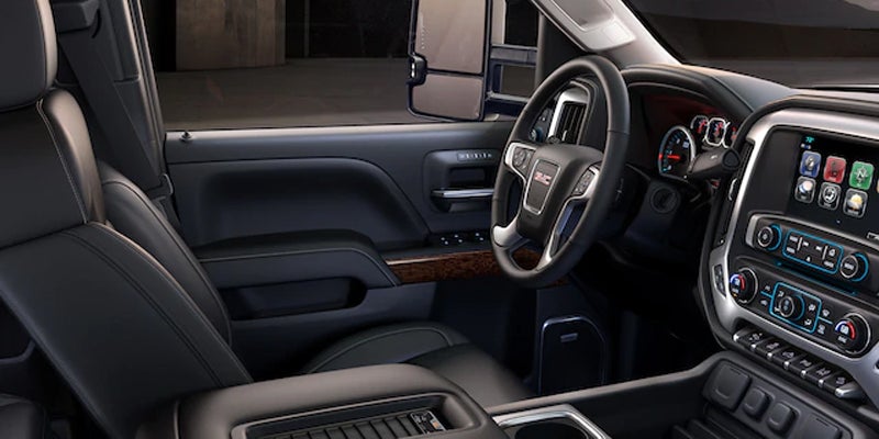 Interior of GMC 2500 HD