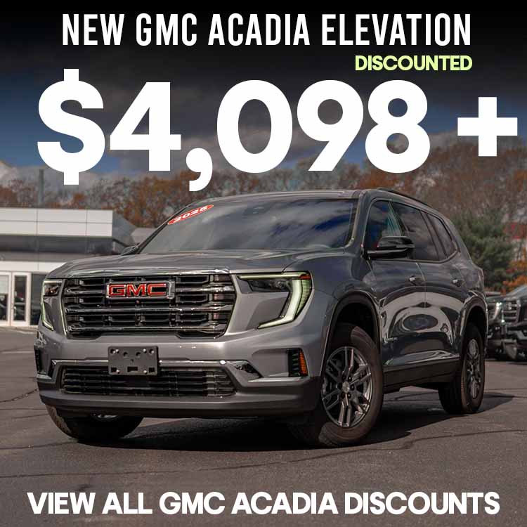 2025 and 2026 Acadias are the best priced at Wallignford GMC