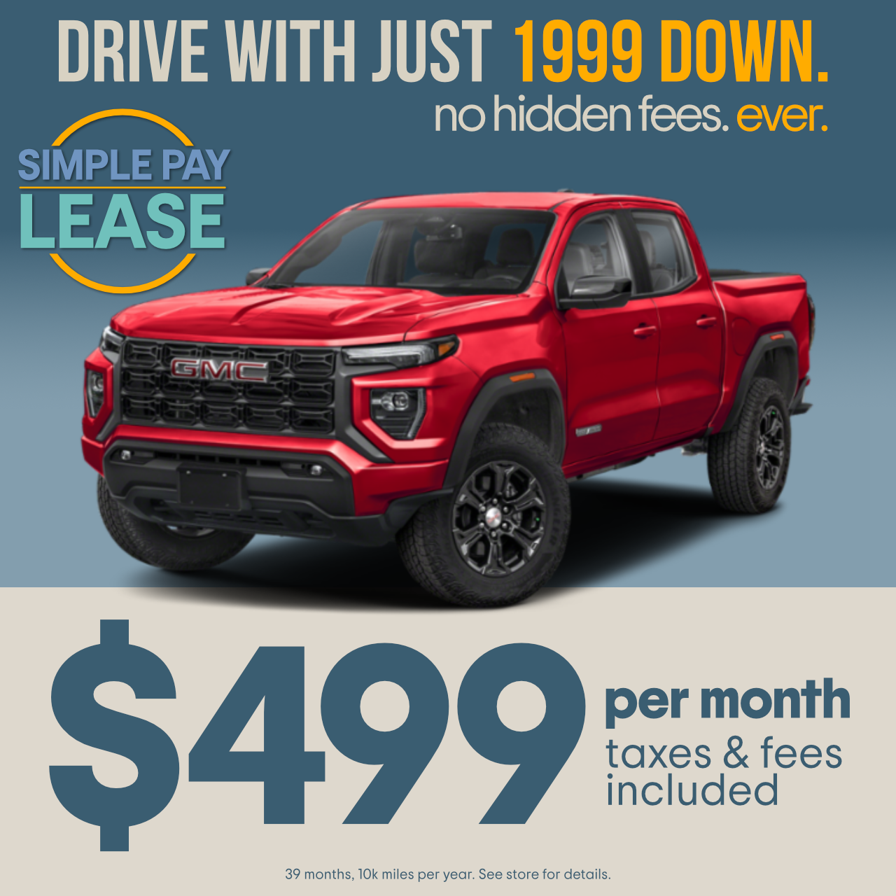 April Payment Special - Canyon