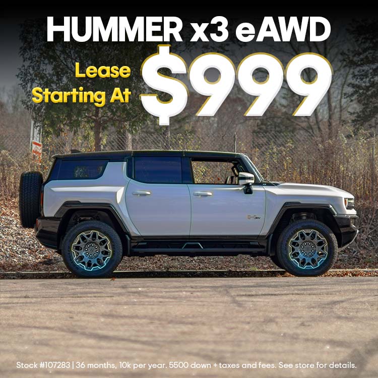 Hummer 3X SUV eAWD Lease Offer