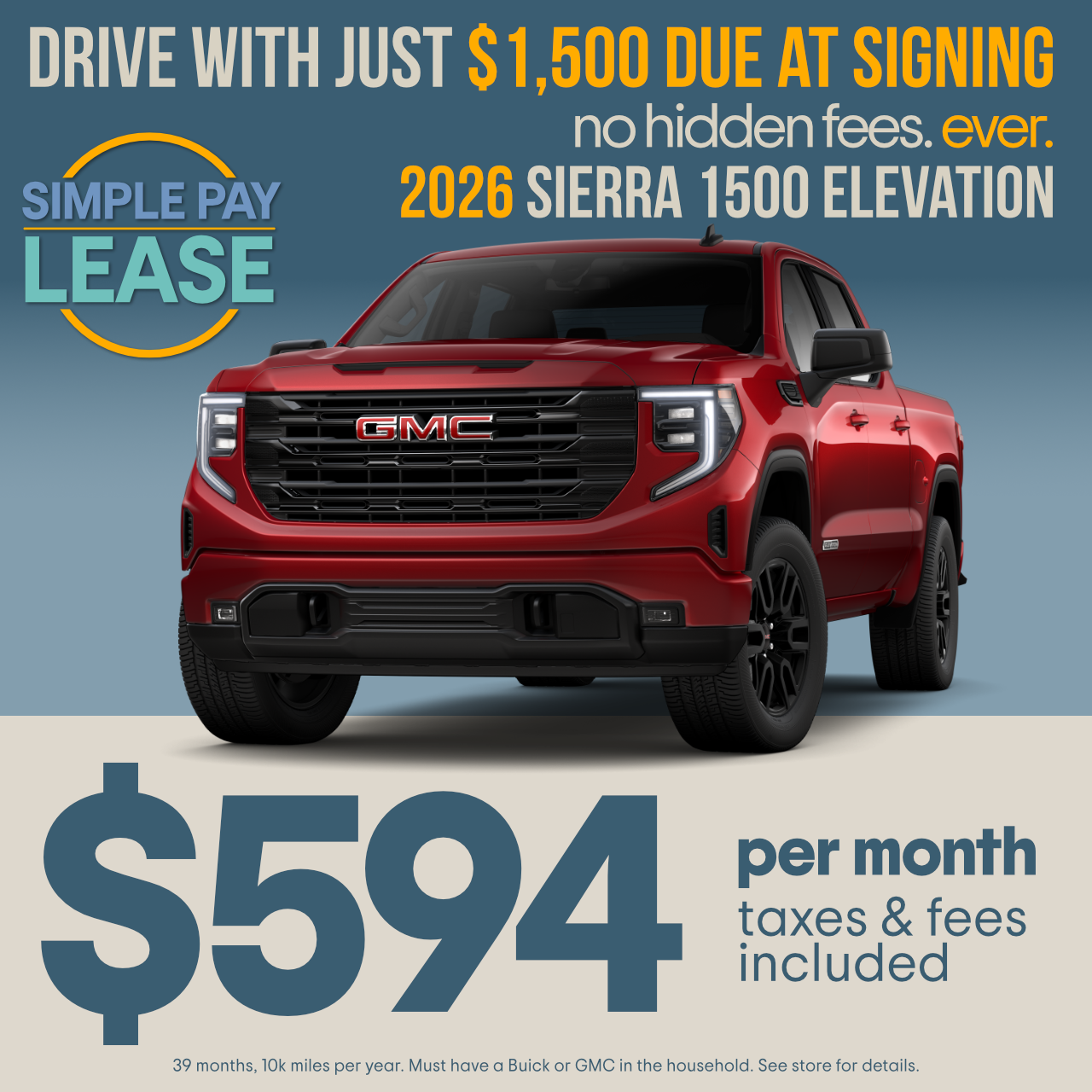 Simple Pay Lease Special