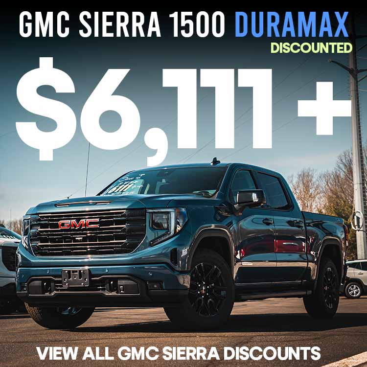 View the biggest discounts on Sierra 2026 models