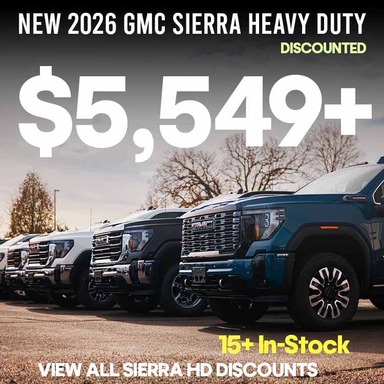 lowest priced 2026 Sierra Heavy Duty in connecticut or new england