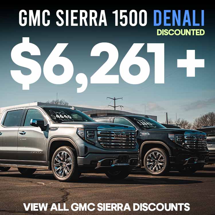 View the biggest discounts on Sierra 2026 models
